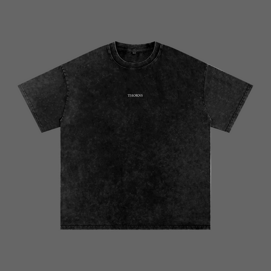 THORNS "Crossed" : Oversized Washed T-Shirt