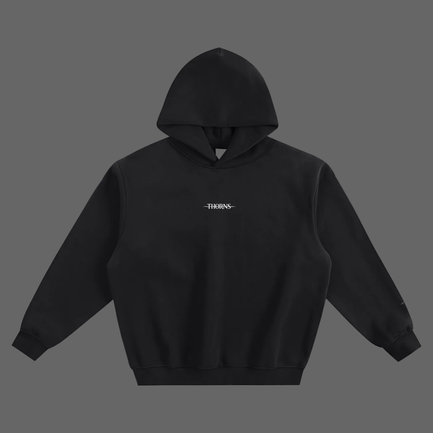 THORNS "Crossed" : Boxy Oversized Hoodie