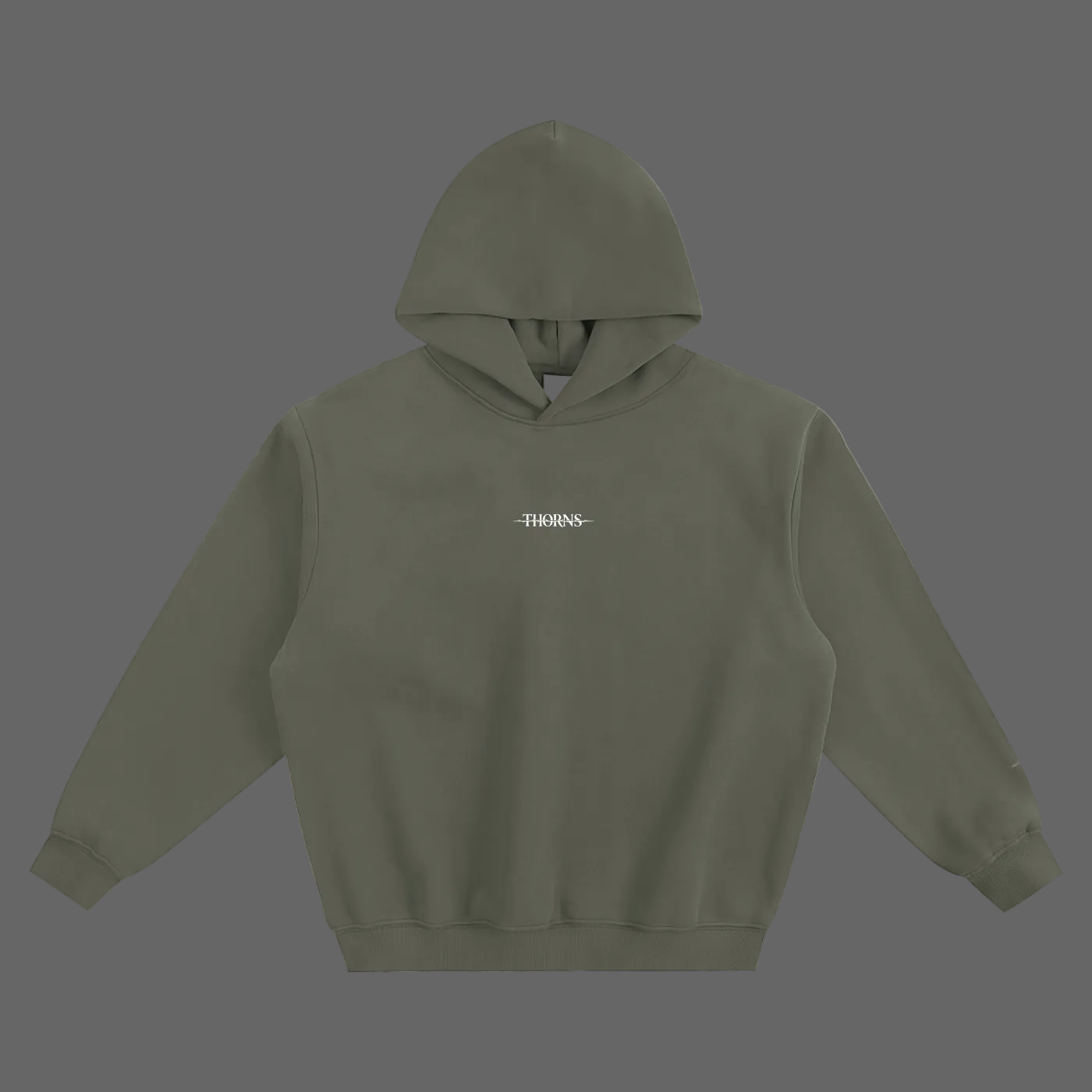 THORNS "Crossed" : Boxy Oversized Hoodie