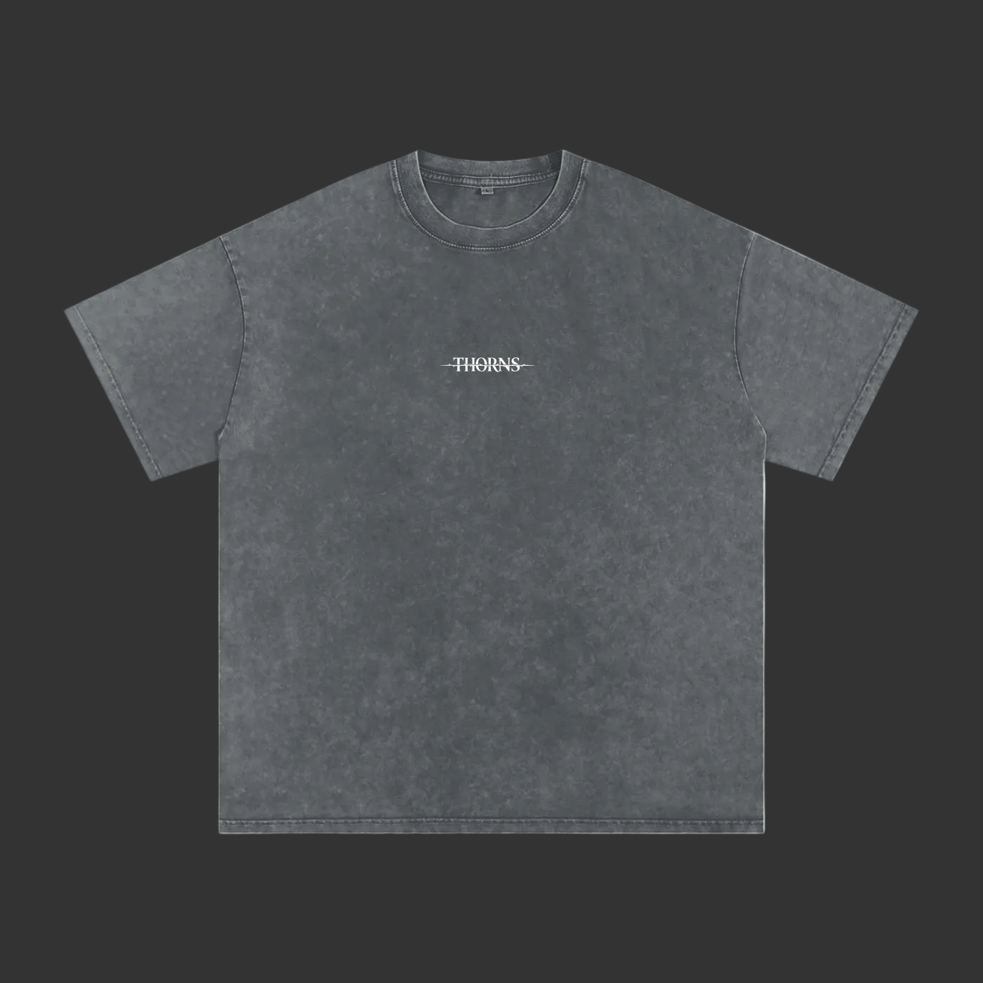 THORNS "Dove" : Oversized Washed T-Shirt